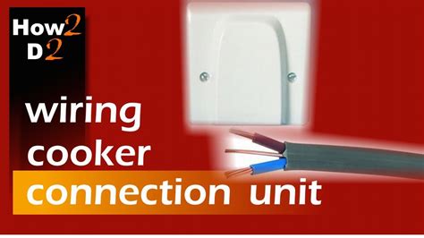 electric cooker connection box|cooker connection unit screwfix.